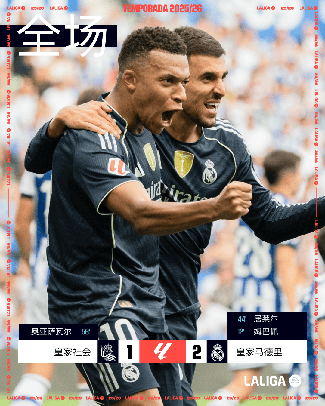 皇马客场险胜,走上晋级之路