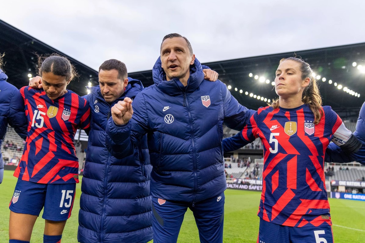 美国女足队在国际舞台上表现强劲 美国女足队在国际舞台上表现强劲