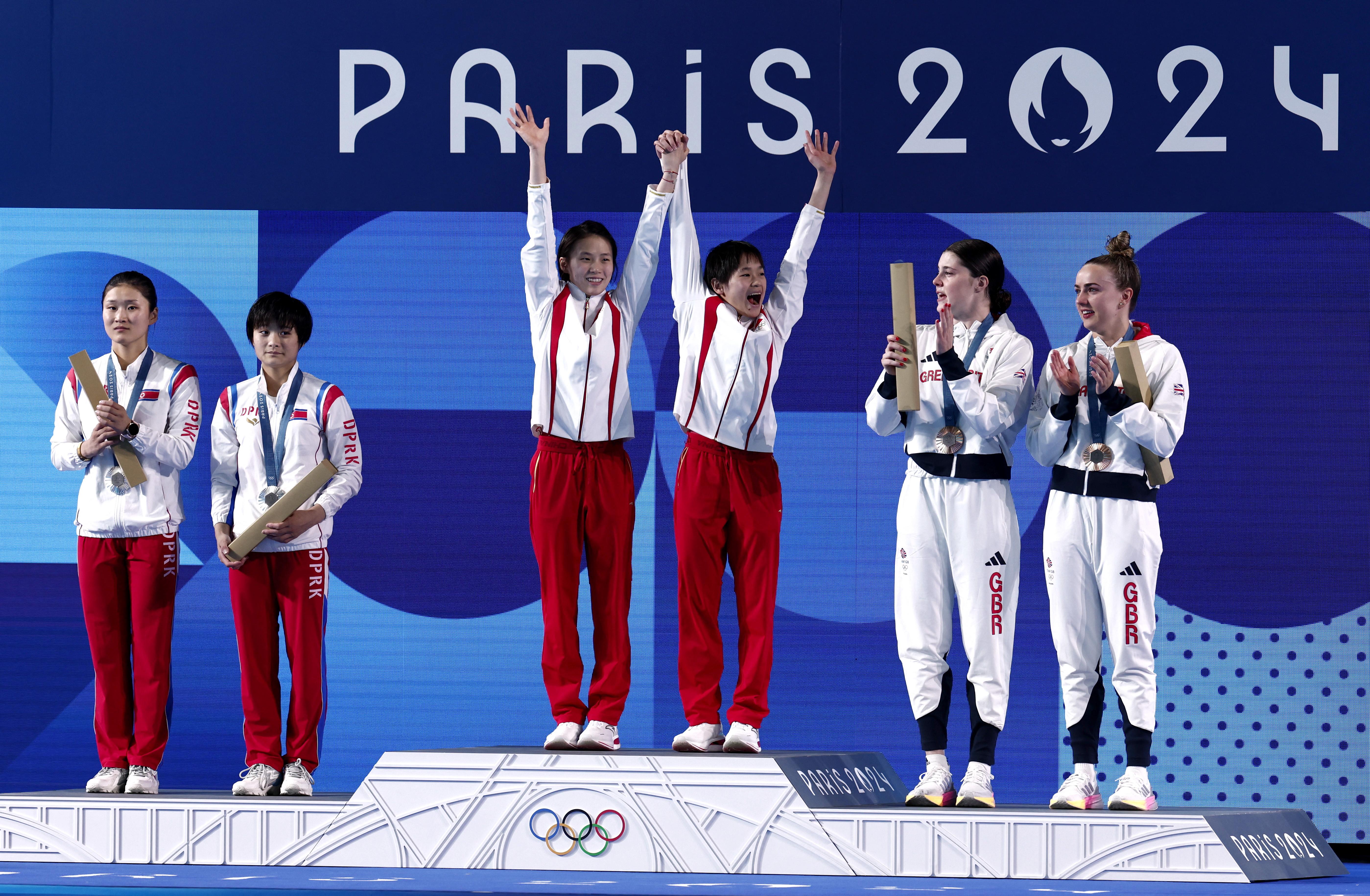 哥伦比亚女子跳水选手夺得金牌 哥伦比亚女子跳水选手夺得金牌